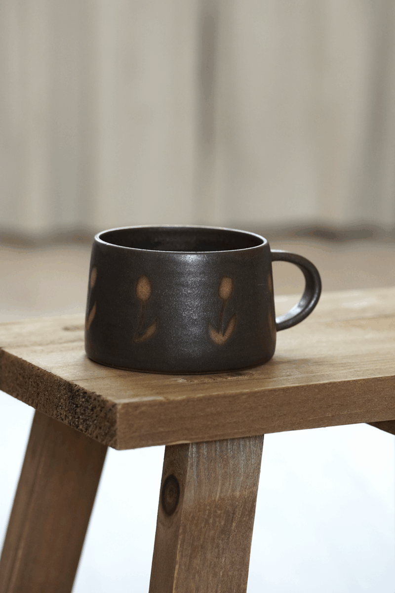 Mug toffee et chocolat - tulipes – Image 2
