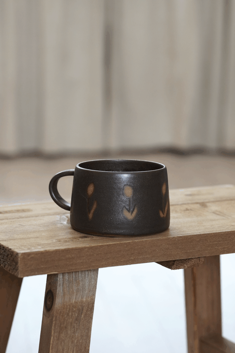 Mug toffee et chocolat - tulipes – Image 3