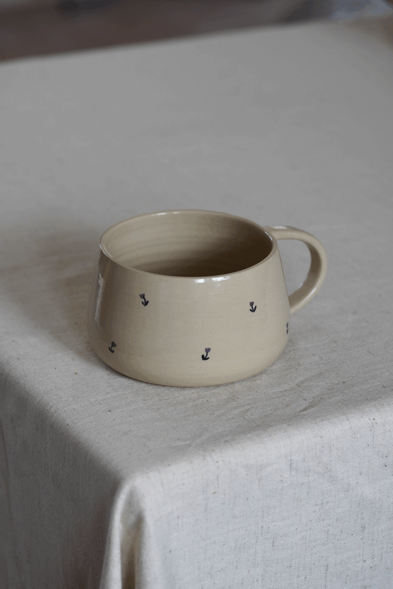 Gros mug tulipes violettes – Image 3