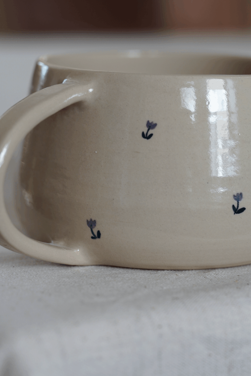 Gros mug tulipes violettes – Image 4