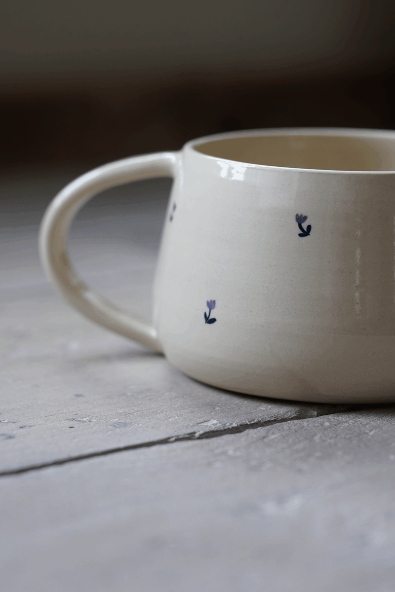Gros mug tulipes violettes – Image 5