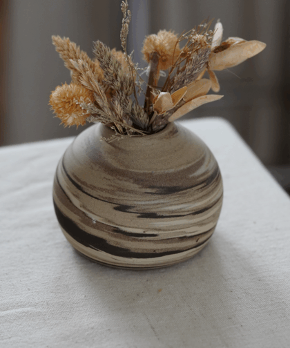 Mini vase brownie