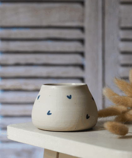 Mini vase cœurs