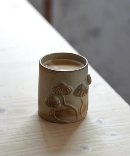 Petite tasse champignons toffee