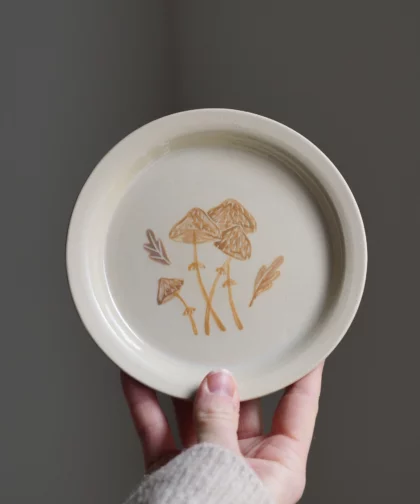 Petite assiette champignons