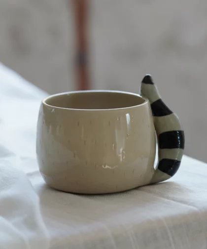 Raton laveur, tasse poilue