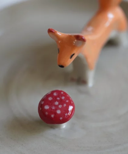 Petite coupelle renard gourmand (collab Amypiou)