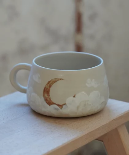 Lune, gros mug réconfort