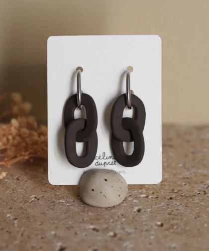 Boucles d'oreilles maillons