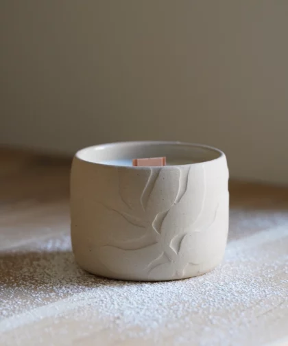 La tasse-bougie - empreinte